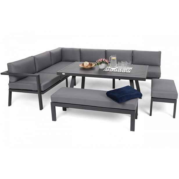 Zahradní sedací souprava 5 ks GH5623 šedá / taupe