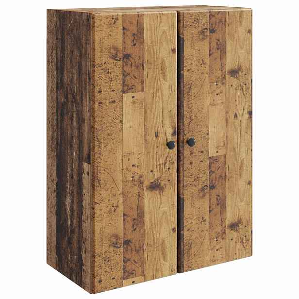 vidaXL Nástěnná skříň 66 x 34,5 x 90 cm Kompozitní dřevo Staré dřevo