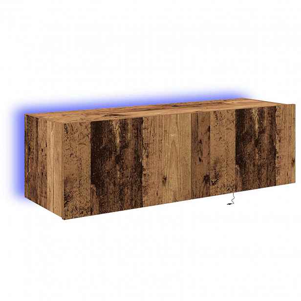 vidaXL TV wall cabinet 2 ks Staré dřevo Kompozitní dřevo