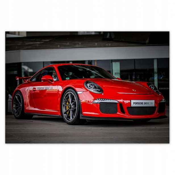 Fototapety 152x104 Červené Porsche