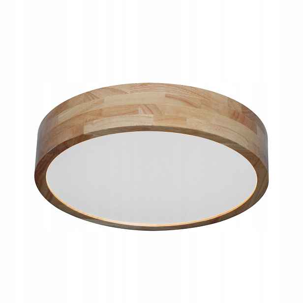 Lampa Italux Norton Ø40 cm Led 24 W, dřevěná, nastavitelná barva světla