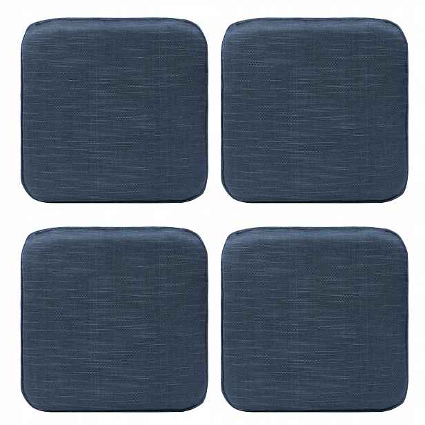Polštář Race Leaf Memory Foam 40,5x40,5 cm černo-modrý, vodotěsný