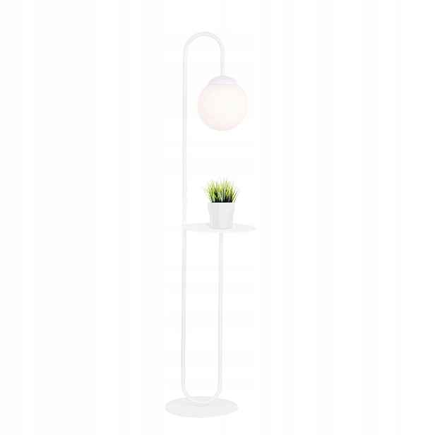 Stojací podlahová lampa se stolkem Emibig Bari