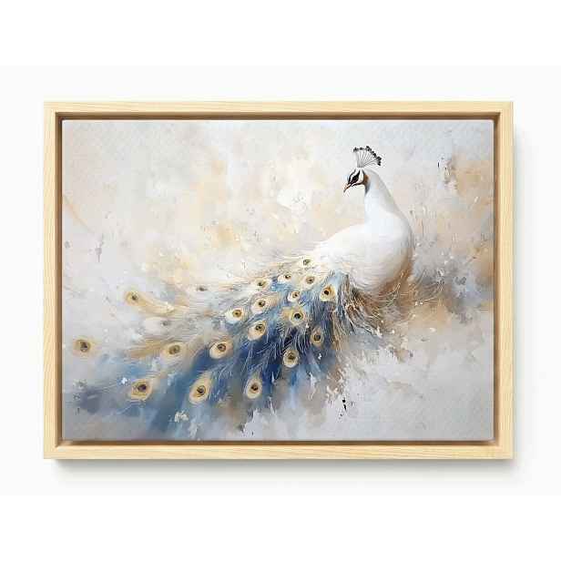 Obraz Rám American Box Elegantní Paw Bílé Pera Glamour Art 80x60