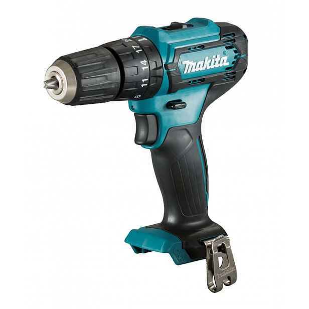 Makita - 12V AKU vrtací šroubovák s příklepem, bez baterie a nabíječky HP333DZ