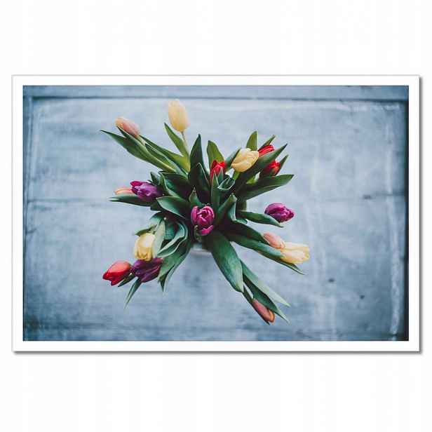 Plakáty v rámu 60x40 Tulipány Kytice květin