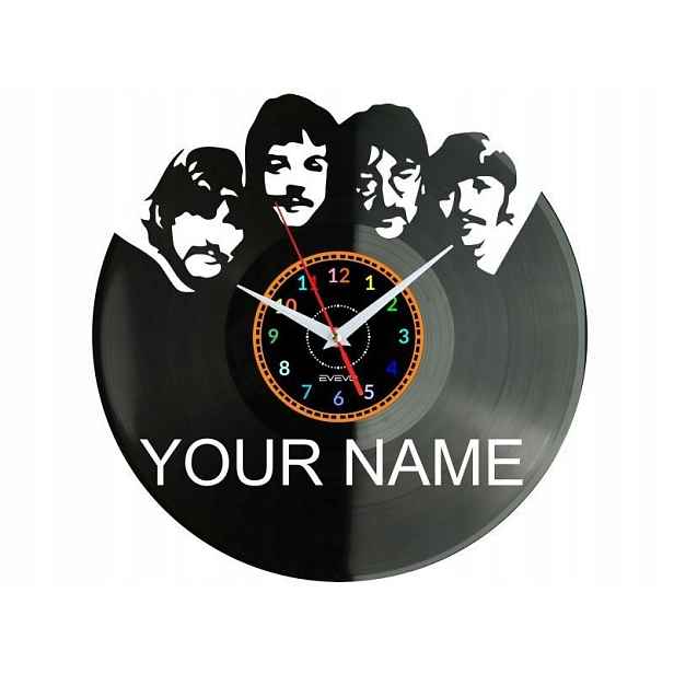 Liverpool Rock Band – Váš nápad na Dárek Nástěnná Dekorace z vinylové desky