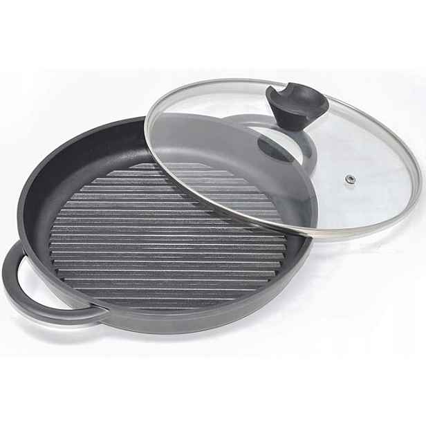 Grilovací pánev joeji's Kitchen 27 cm hliníková