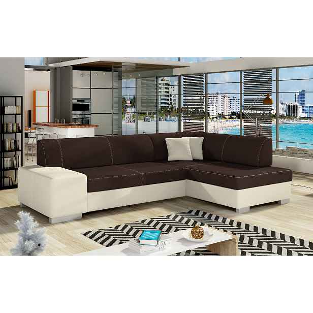 Sedací souprava Fabio Provedení: Pravá varianta, látka: Sawana 26/ Soft 33 beige
