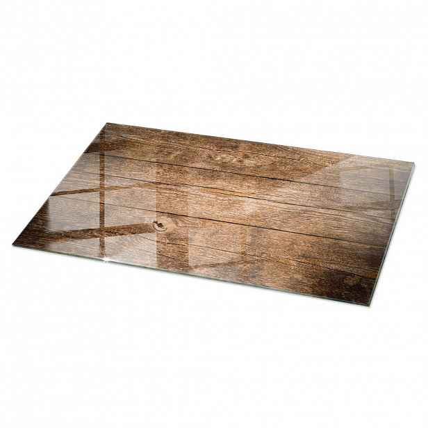 TULUP SKLENĚNÁ DESKA 120x60 cm Struktura dřevěných prken