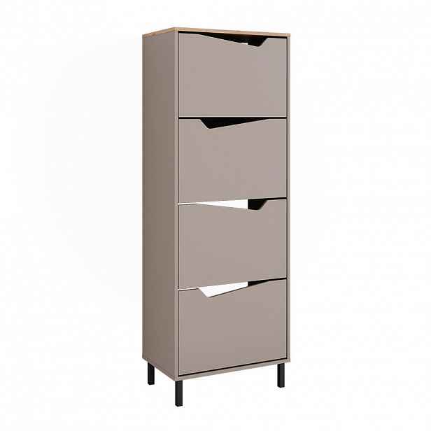 Vicco BOTNÍK NA BOTY Marelle Béžový dub/Artisan 60 x 167.4 cm se 4 přihrádkami
