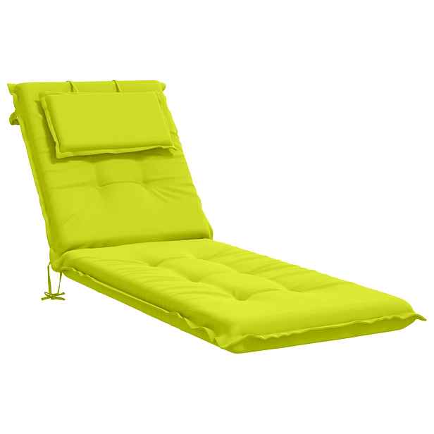 vidaXL Polštář na lehátko GEMERT 100% polyester Jasně zelená