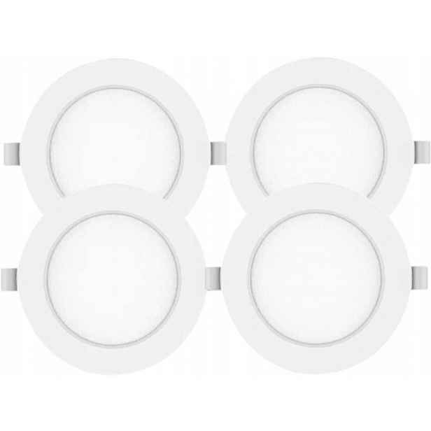 4x Lampička Panel Stropní Svítidlo Stropní Led 12W Objímka 4000K pro závěsný strop