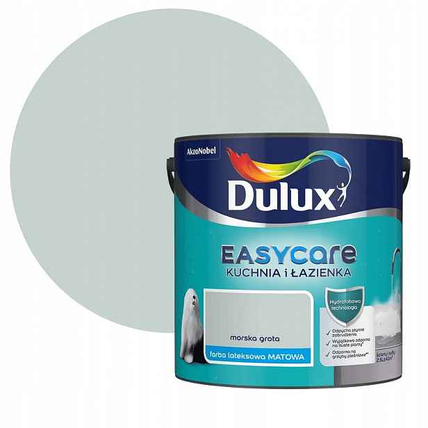 Dulux Easy Kuchyně Koupelna Mořská jeskyně 2,5L Mat Barva Na Stěny A Stropy