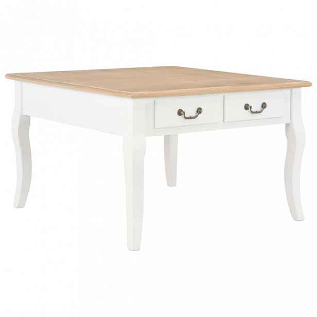 Konferenční stolek Acate dřevo / MDF Přírodní / bílá