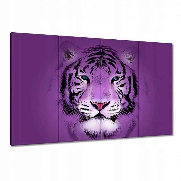 Obrazy 120x80 Fialový obrázek tygra Tigera