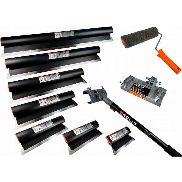 Solid Sada Nůž 35-100 cm Tyč Tele 1.8 m Váleček 25 cm