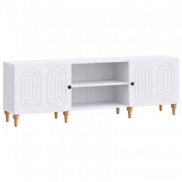 vidaXL Televizní skříň Bílá 150 x 31 x 50 cm Kompozitní dřevo