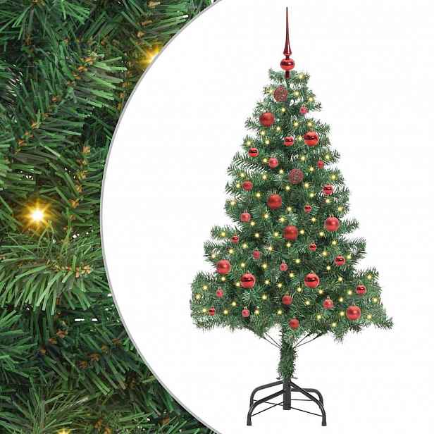vidaXL Vánoční stromeček Zelená 150 cm PVC