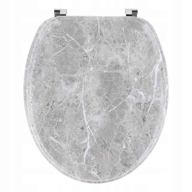 Wc sedátko Marble Do Koupelny mramor dřevo na Wc dekorativní stylové
