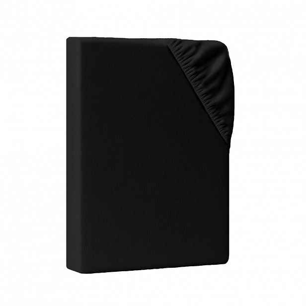AM Qualitätsmatratzen PROSTĚRADLO s pružinovým boxem 120/180/33 cm černé