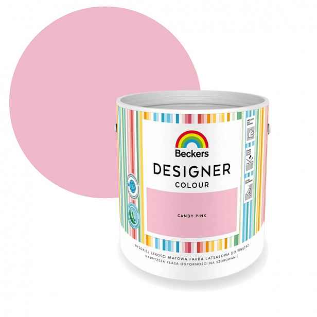 Beckers Designer Colour Barva 2,5L Candy Pink