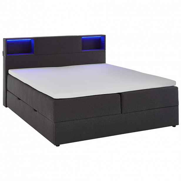 Xora POSTEL BOXSPRING, 160/200 cm, antracitová