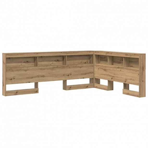 vidaXL Úložné čelo postele Artisanový dub Kompozitní dřevo