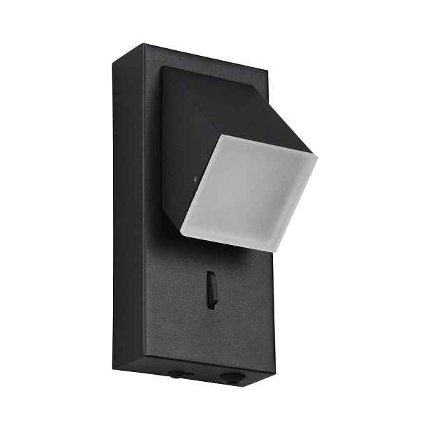 Matně černé LED nástěnné svítidlo Raglan – Trio
