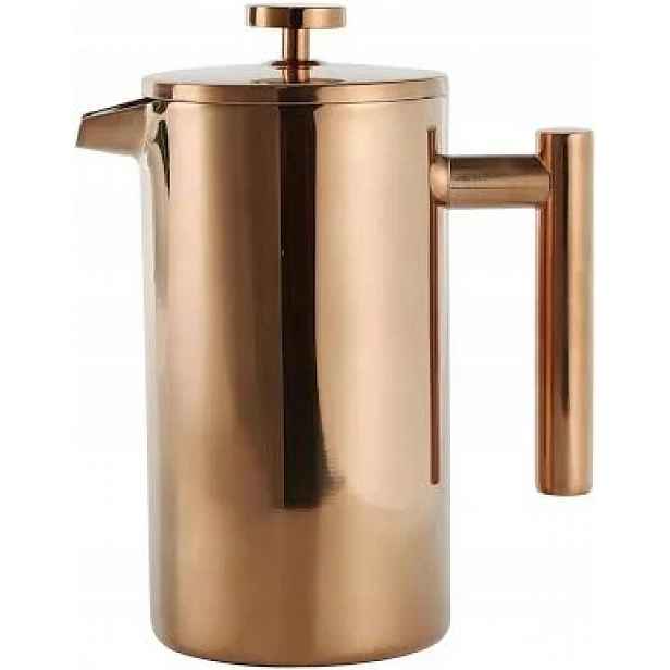 Měděný Vařič Čaje French Press jako termoska 1L Pro