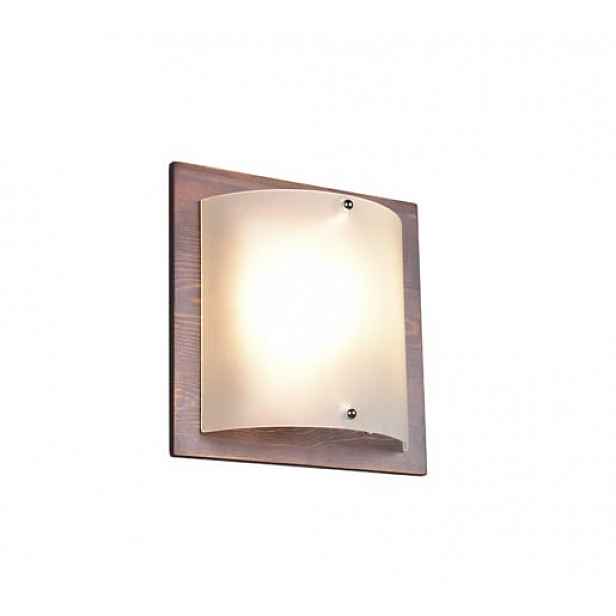 Nástěnná lampa Trio Pali dřevodekor 212600156