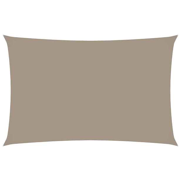 vidaXL Stínící plachta oxfordská látka obdélníková 2 x 4,5 m taupe