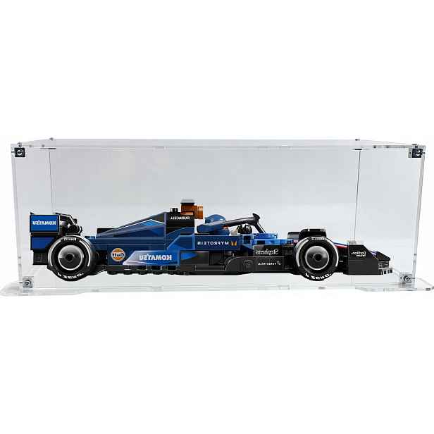 Vitrína s podstavcem Drewlandia pro stavebnici Lego 77249 Formule F1 Williams