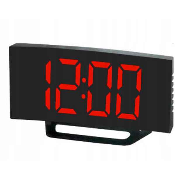 Zelený Čitelný Led Budík S Teploměrem Jvd SB3811.2 Alarm