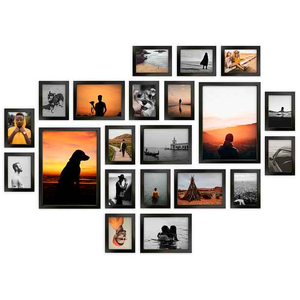 Multirama Vídeň Sada fotorámečků černá