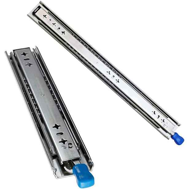 Vodicí lišty Teleskopické zásuvky pro velké zatížení se zámkem 250-1400 mm 2