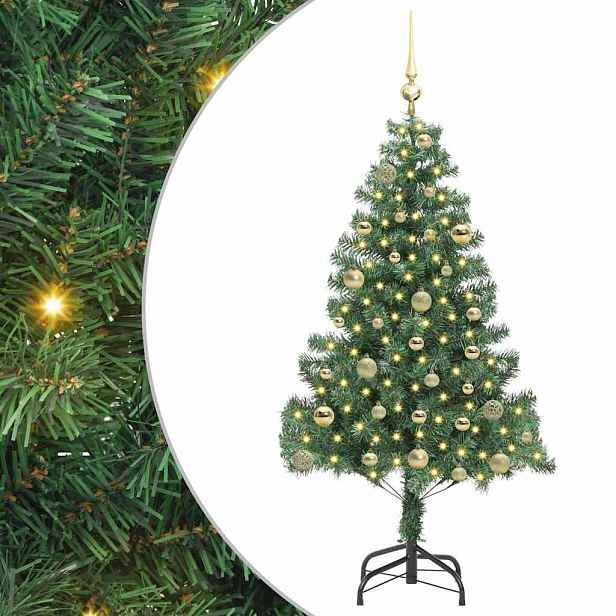 vidaXL Vánoční stromeček Zelená 150 cm PVC
