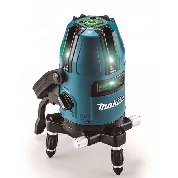 Makita - 12V AKU zelený křížový laser, bez baterie a nabíječky SK40GDZ