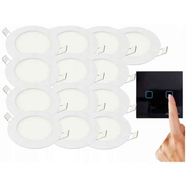 Moderní sada panelů Halogen 3W 13x spínač