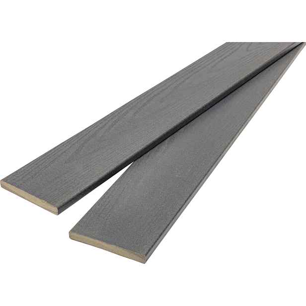 Plotovka dřevoplastová ST Dřevoplast šedá 11×90×1 200 mm