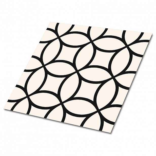TULUP SAMOLEPICÍ OBKLADY NA STĚNU 9 ks 30x30 cm Geometrické kruhy
