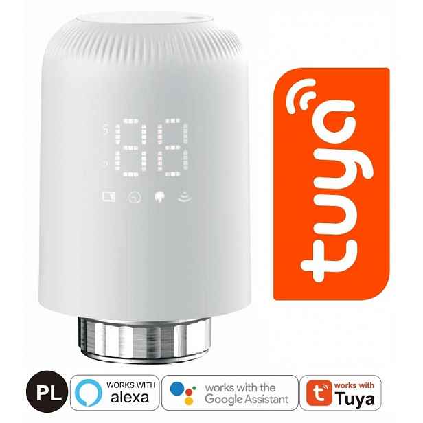 Inteligentní Termostatická Hlavice Pro Radiátor Smart Tuya M30X1,5