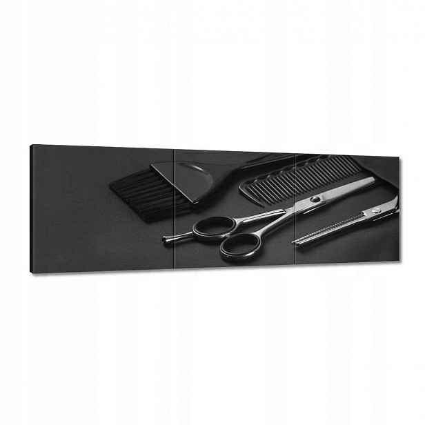 Obrazy 120x40 Barberské potřeby