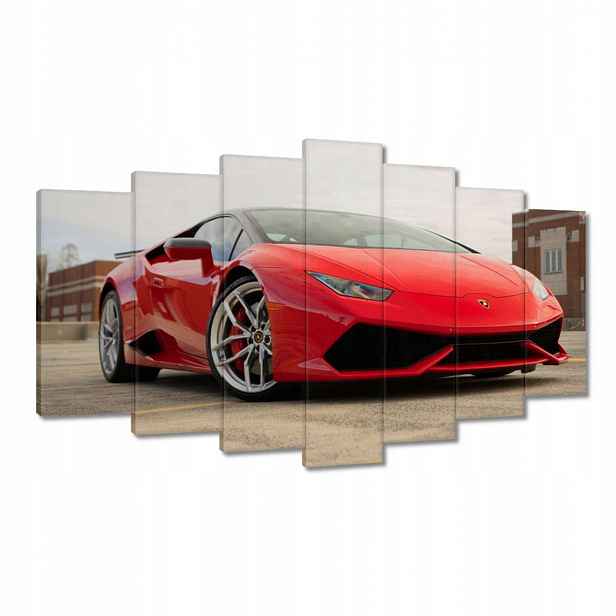 Obrazy 140x80 Červené Ferrari