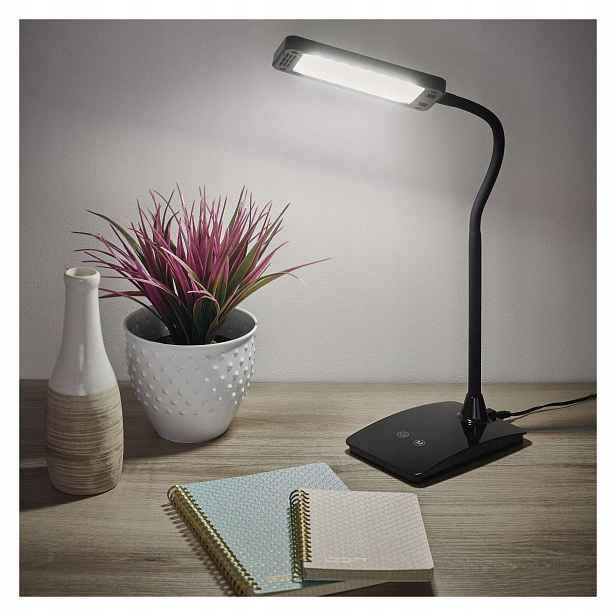 Emos Eddy Z7599B Led stolní lampa 6 W, černá, stmívatelná