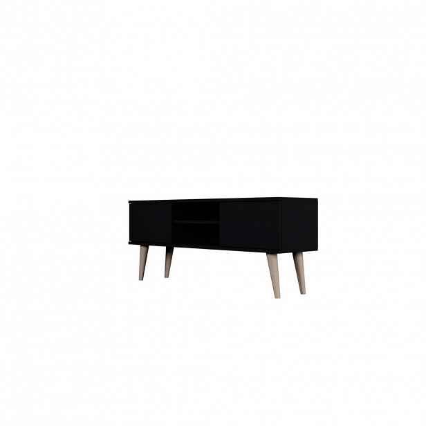 RAUMHIRSCH FURNITURE NÍZKÁ SKŘÍŇKA Toronto černá 35/55,2/120 cm