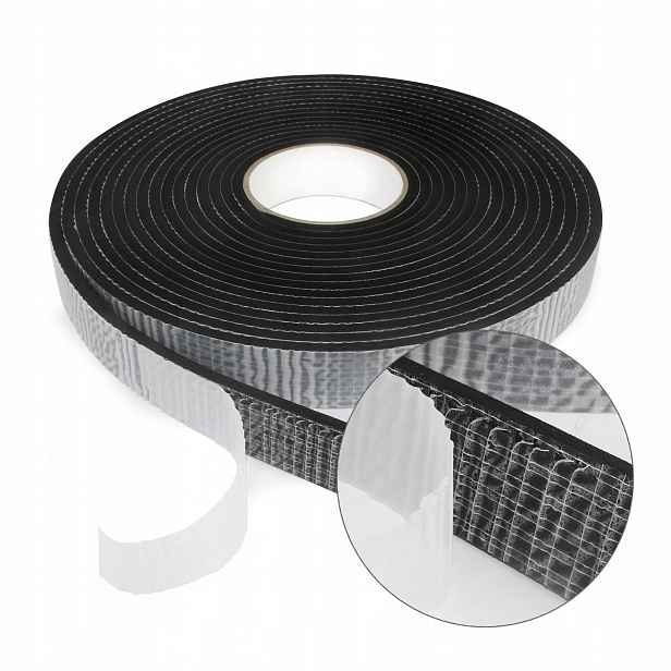 Vodotěsná Vyztužená Těsnící Páska Epixdm 30 mm/10 m Těsnění 5 mm