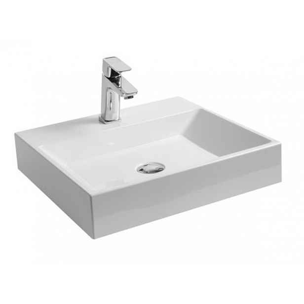Umyvadlo Ravak Natural 50x45 cm otvor pro baterii, bez přepadu XJO01250000