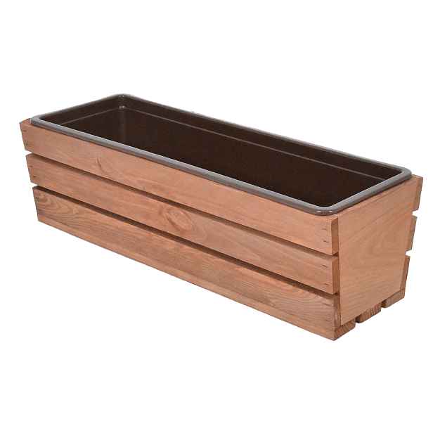Dřevěný truhlík MODERN Rojaplast
