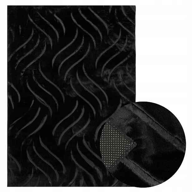 Koberec Moderní Do Obývacího Pokoje Elegantní Glamour Měkký Protiskluzový 160 x 220 cm